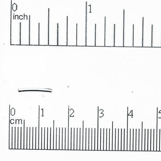 Curved Tube Spacer 12mm x 1mm - Sold by the Gross (144 Pieces) - CT12