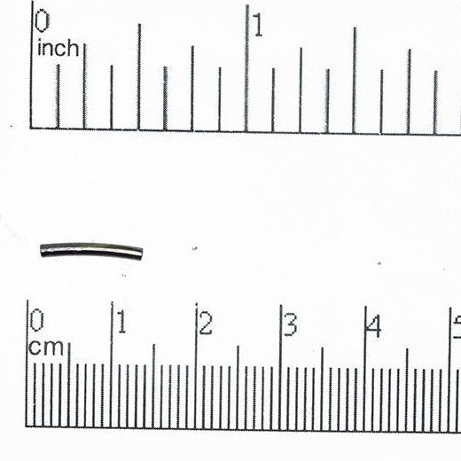 Curved Tube Spacer 12mm x 1mm - Sold by the Gross (144 Pieces) - CT12