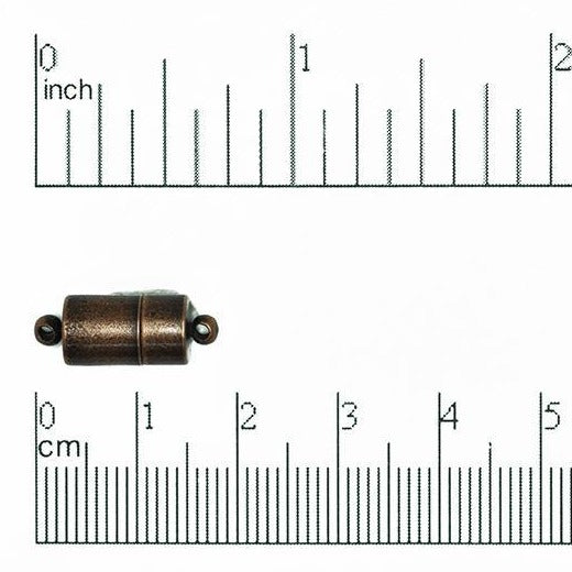 17mm x 7mm Barrel Magnetic Clasp Sold by the Piece  - CL/MC2