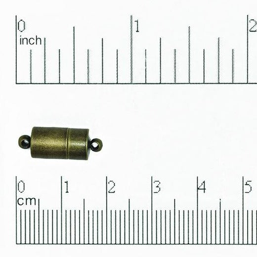 17mm x 7mm Barrel Magnetic Clasp Sold by the Piece  - CL/MC2