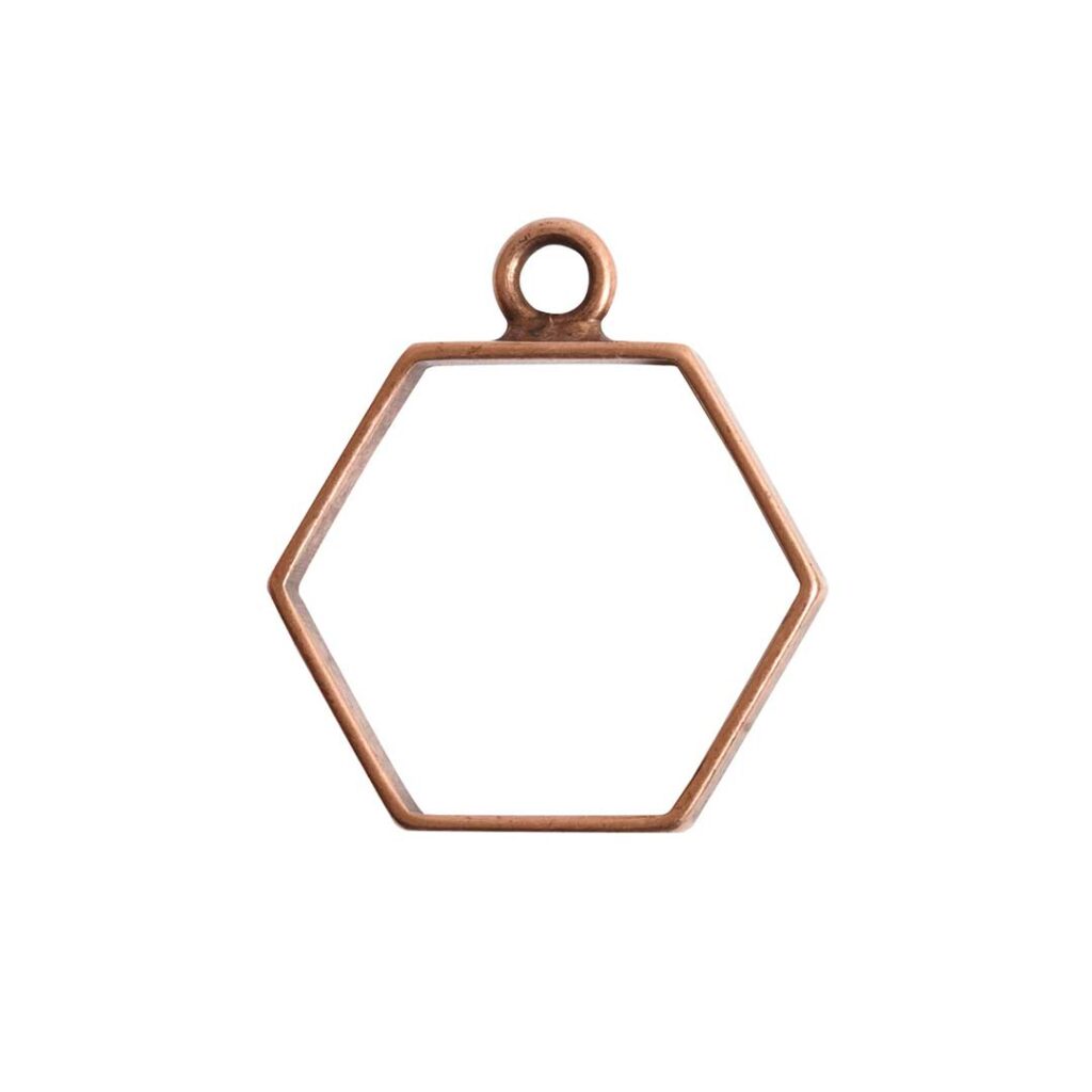 Open Frame Small Hexagon Single Loop