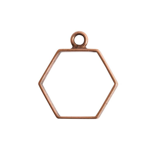 Open Frame Small Hexagon Single Loop