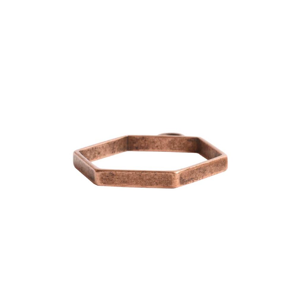 Open Frame Small Hexagon Single Loop
