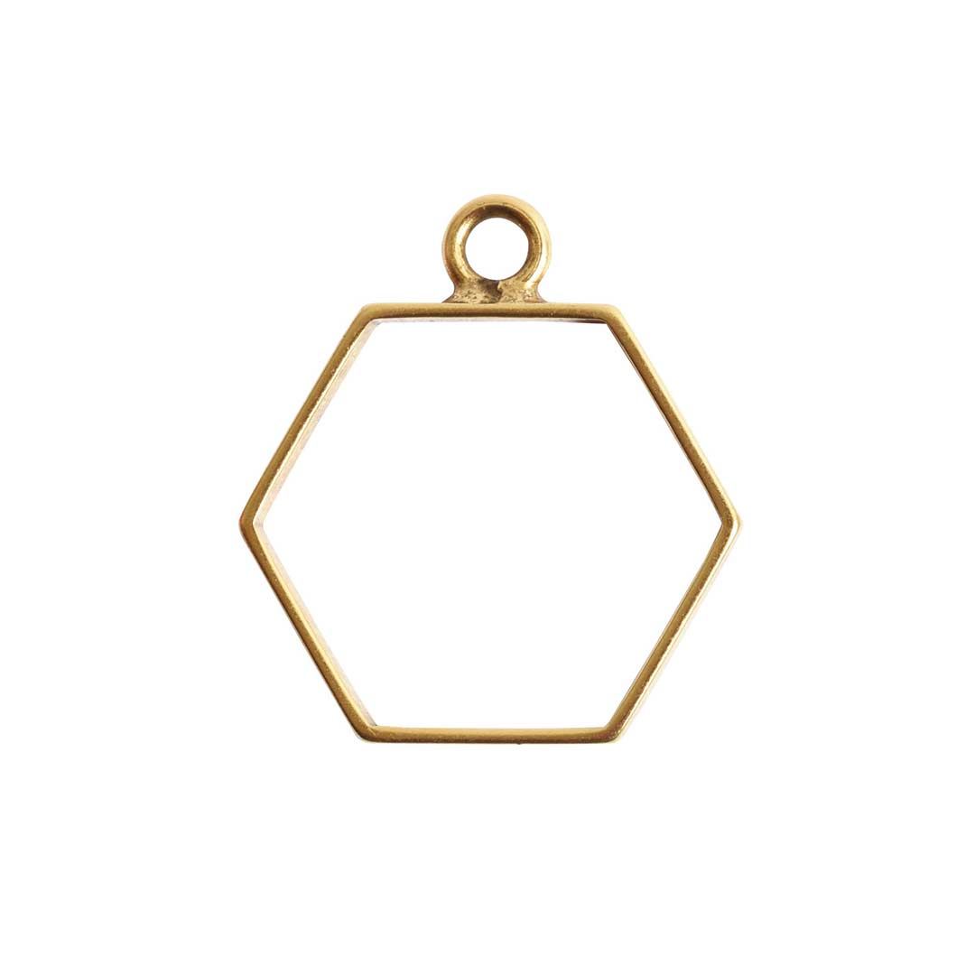 Open Frame Small Hexagon Single Loop