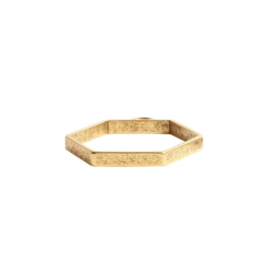 Open Frame Small Hexagon Single Loop