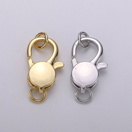 Wholesale Lobster Clasp 14k Gold Filled, Lobster Claw with Jump Ring for Jewelry Necklace Bracelet Anklet Making, Size 26mmx13mm K-835 K-836