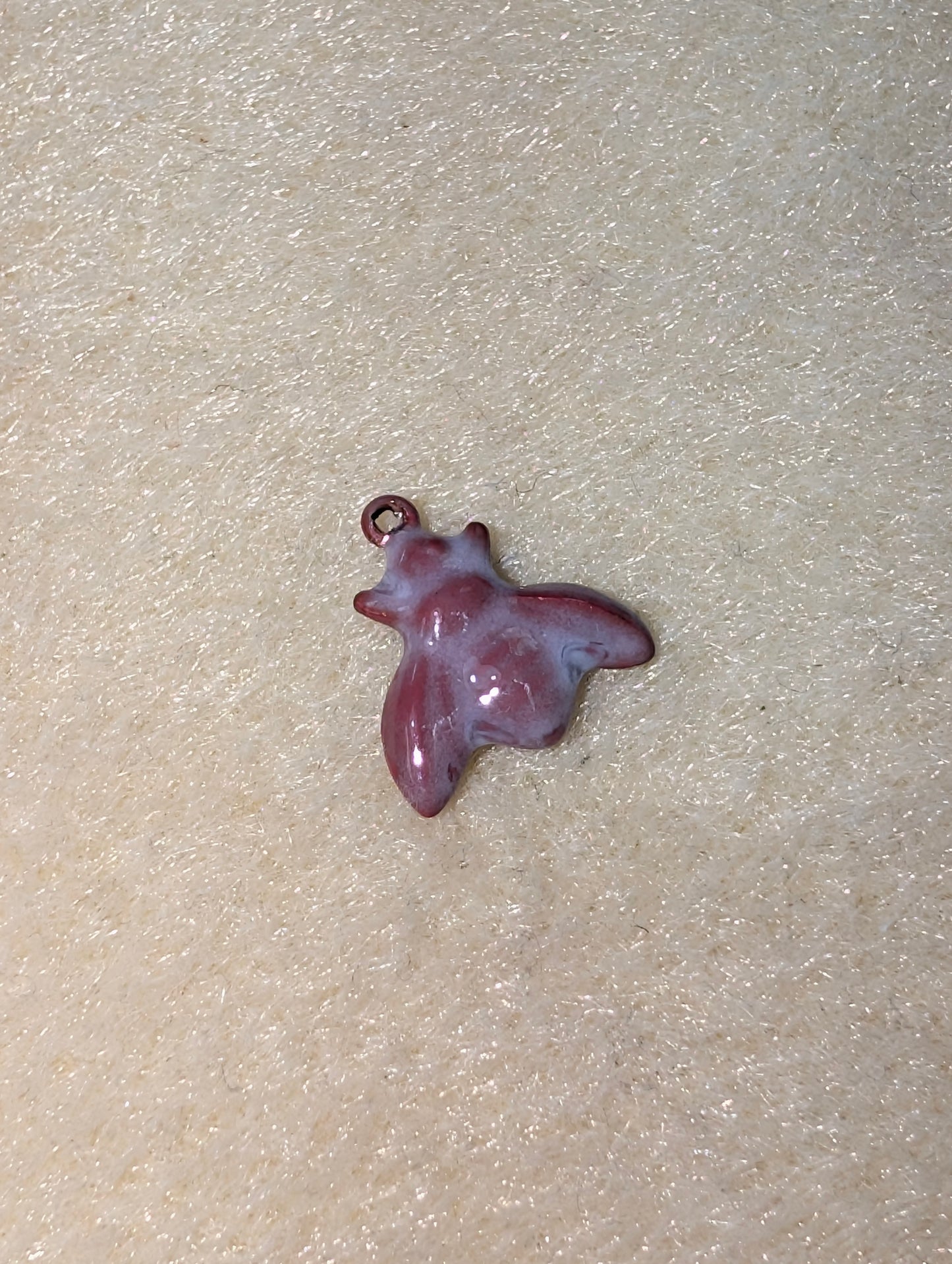 Enameled Bee Charm