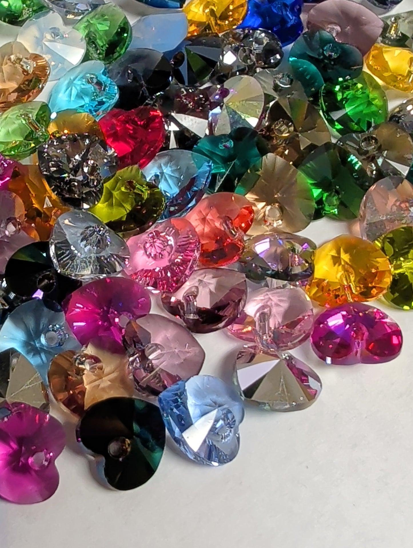 10.3x10mm Swarovski Hear Crystals
