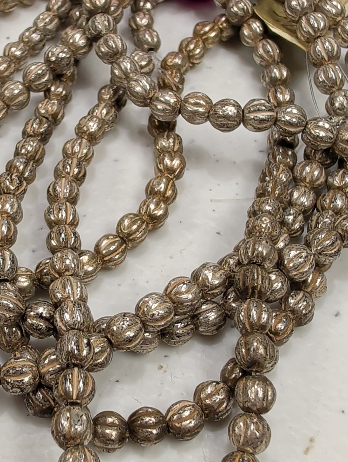 4mm Melon, Czech Beads