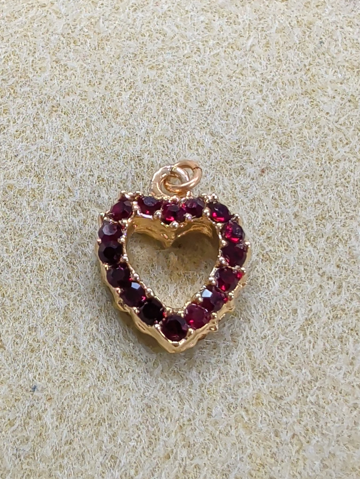 Double-Sided Open Heart Pendant