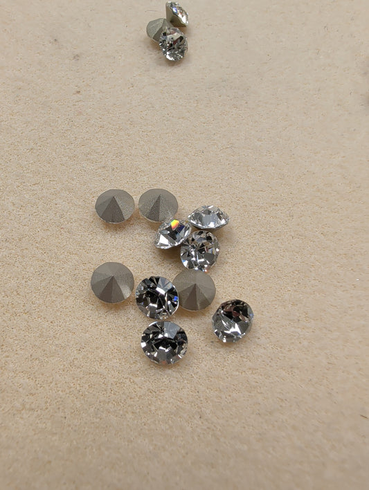 8mm Chaton Foiled, Preciosa