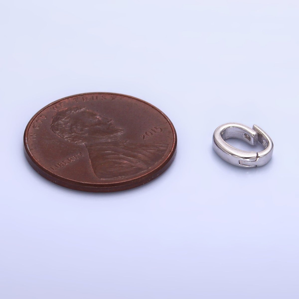 S925 Sterling Silver 8mm Pull Snap Bail Enhancer Finding | SL-545