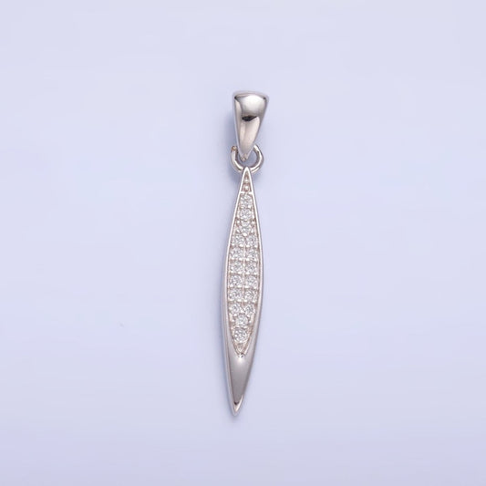 S925 Sterling Silver Micro Paved CZ Sphere Pendant | SL-602