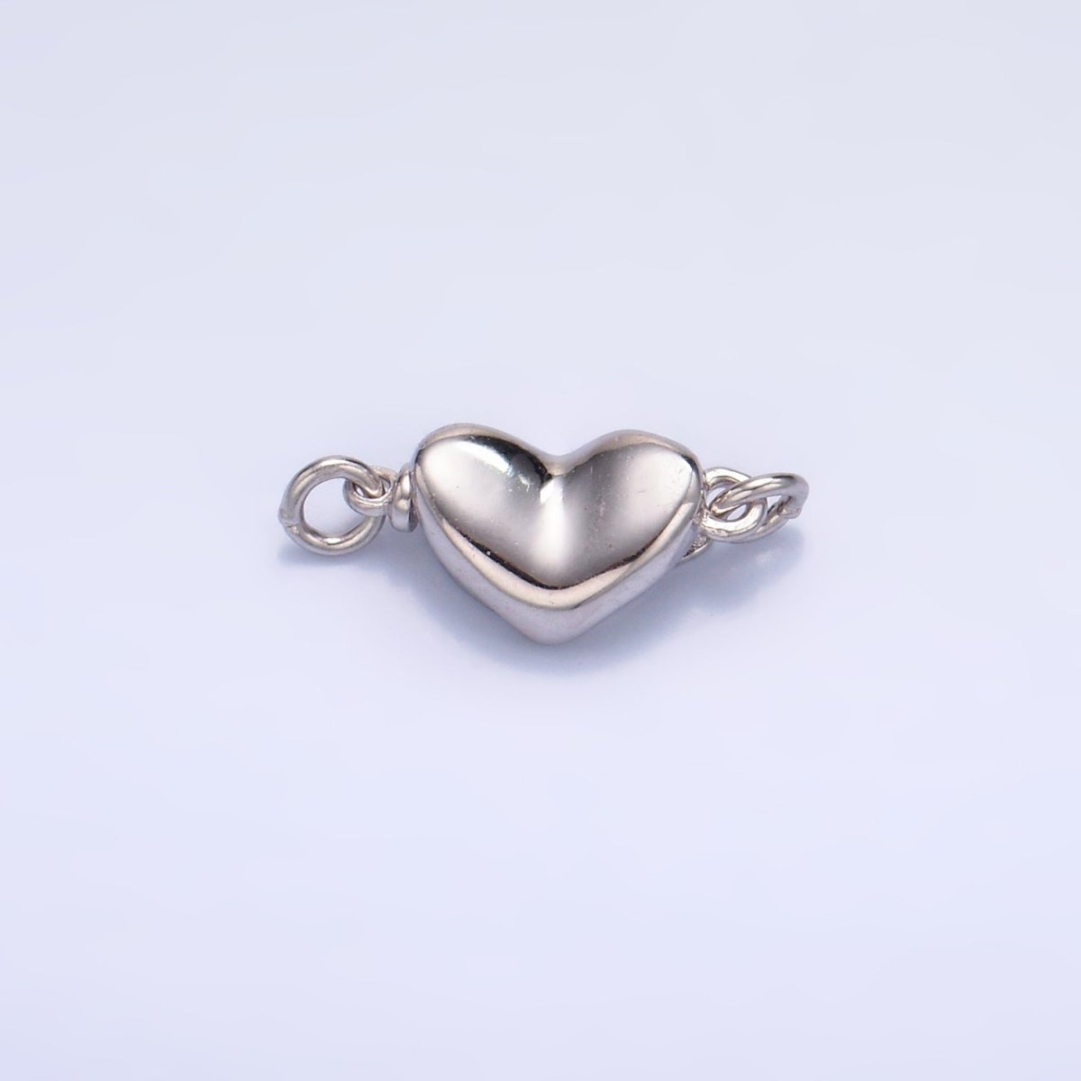 S925 Sterling Silver Needle Heart Minimalist Charm Set | SL-547