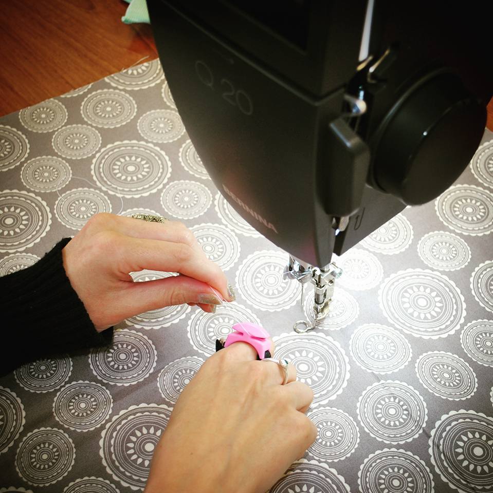 Pink Thread Cutterz Ceramic Blade Ring