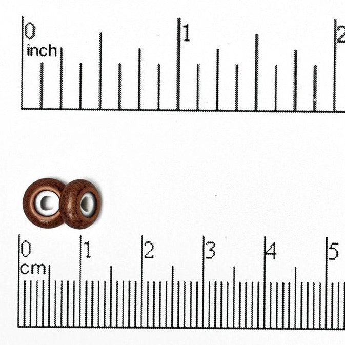 8mm x 4mm Large String-On Clasp - With 2.5mm Silicone Grommet - Sold by the Piece - Multiple Finishes - SOC4