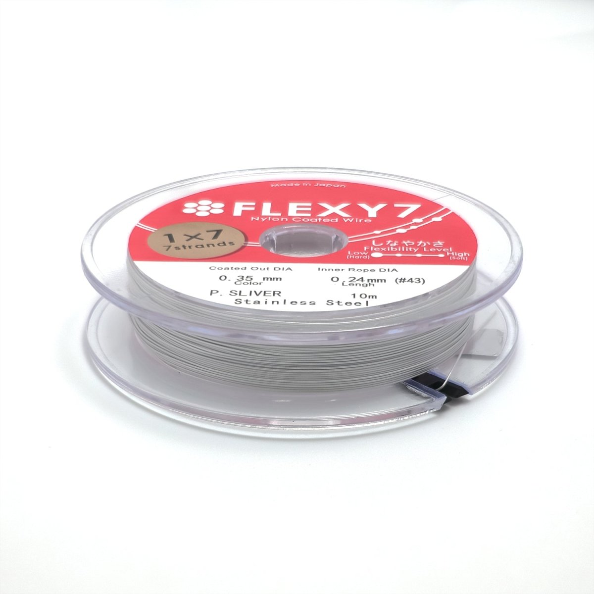 Stainless Steel Nylon Coated Flexible Wire Findings by 10 Meters in Gold & Silver | SP-014
