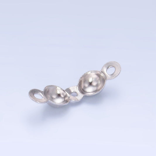 Sterling Silver S925 Crimp Bead Minimalist Findings | SL-514
