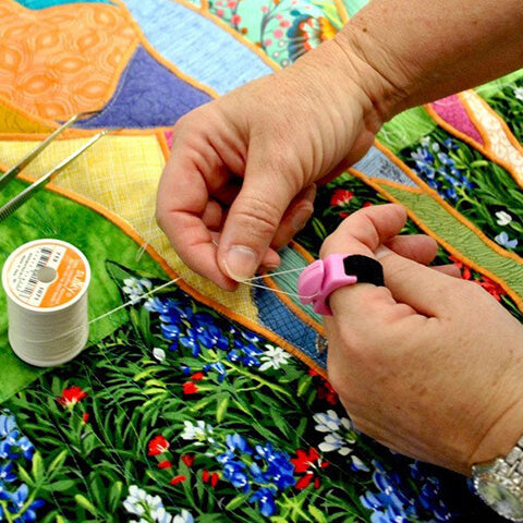 Pink Thread Cutterz Ceramic Blade Ring