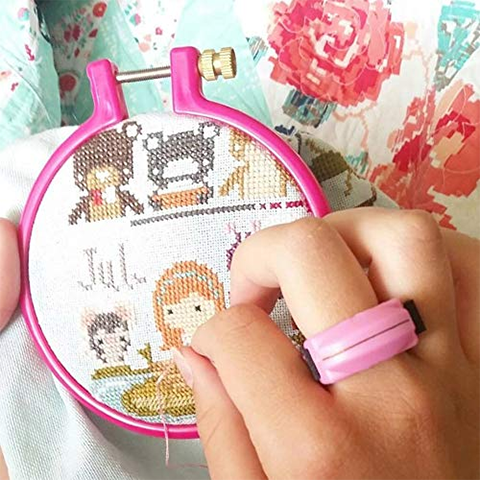 Pink Thread Cutterz Ceramic Blade Ring