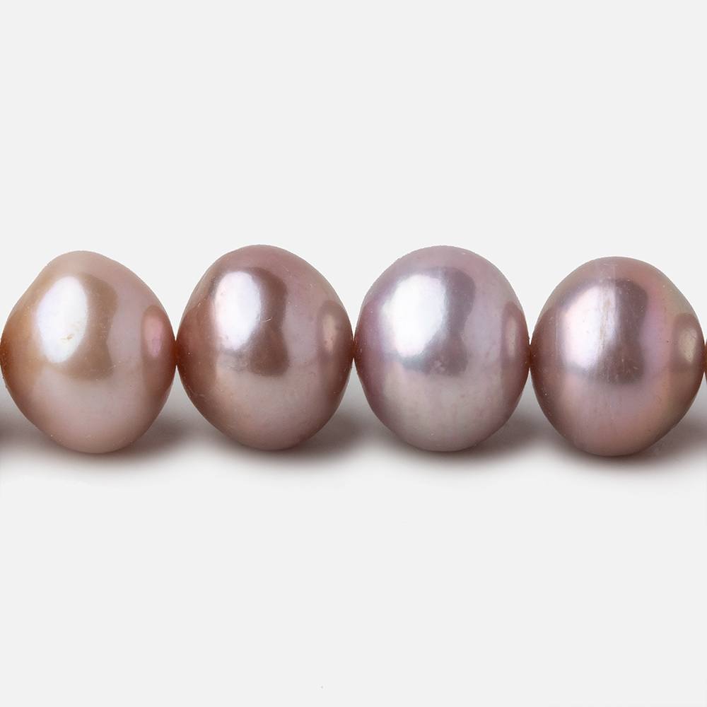 Tri Color Baroque center drilled Freshwater Pearls 16 inch 43 pieces 10.5x7.5mm -12.5-10mm