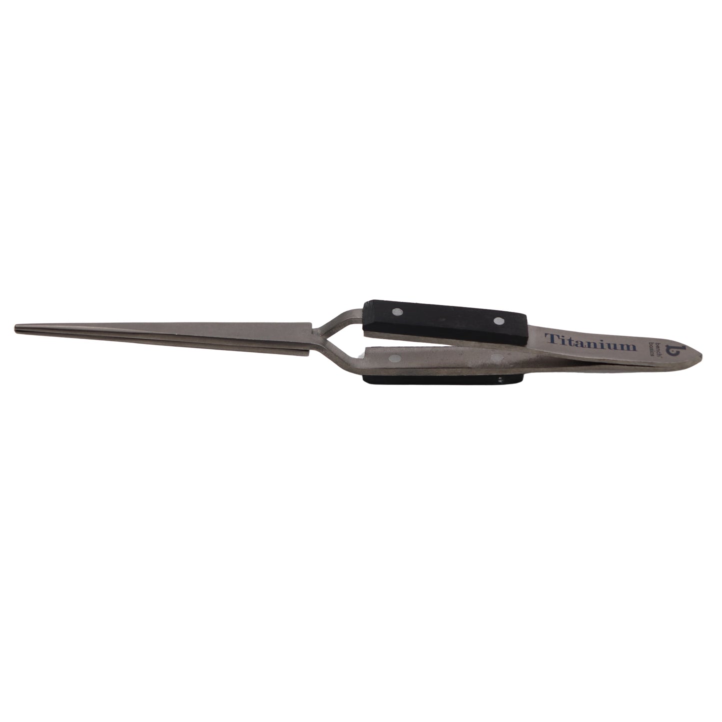 Titanium Tweezer, Cross Locking, Heavy Duty with Fine Point