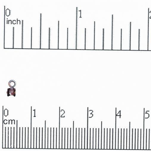 2mm Rhinestone Chain Connector Ends - Crimp to Add Loop - Sold by the Gross - Multiple Finishes - Electro Plated - Nickel Free - RCON2