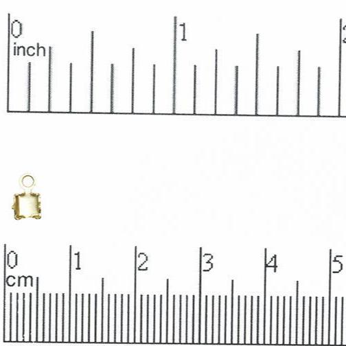 3mm Rhinestone Chain Connector Ends - Sold by the Gross - Multiple Finishes - RCON3