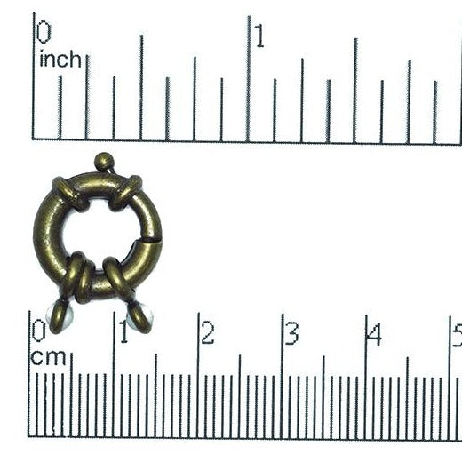 15mm Spring Ring Clasp - Made of Brass - Sold Individually - CL/CR2